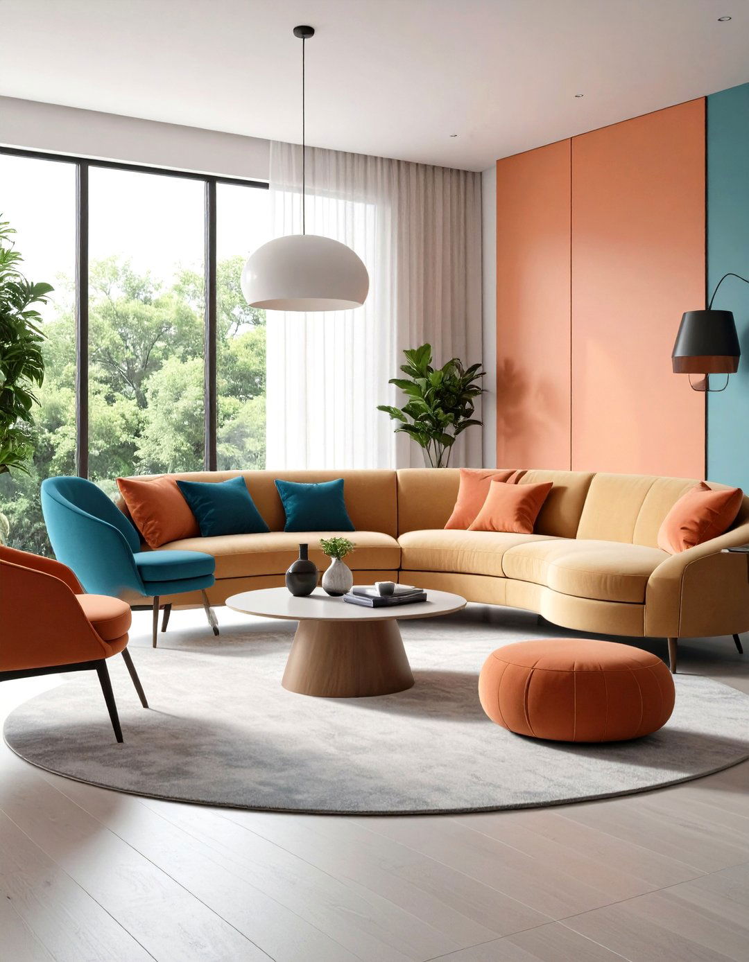 Asymmetrical Room Layouts - 30 post modern interior design ideas