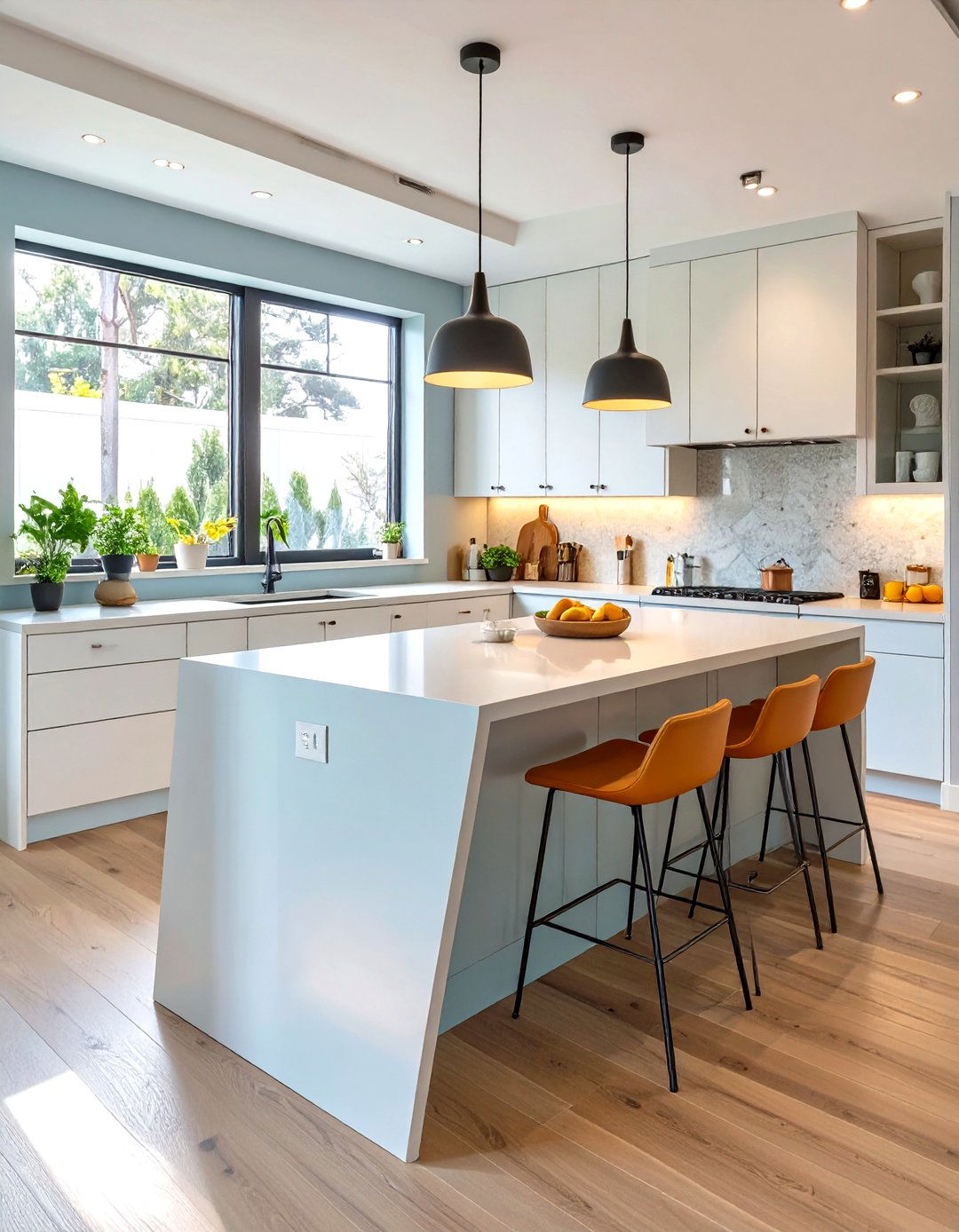 Asymmetrical Small Kitchen Island - 30 small kitchen ideas with island