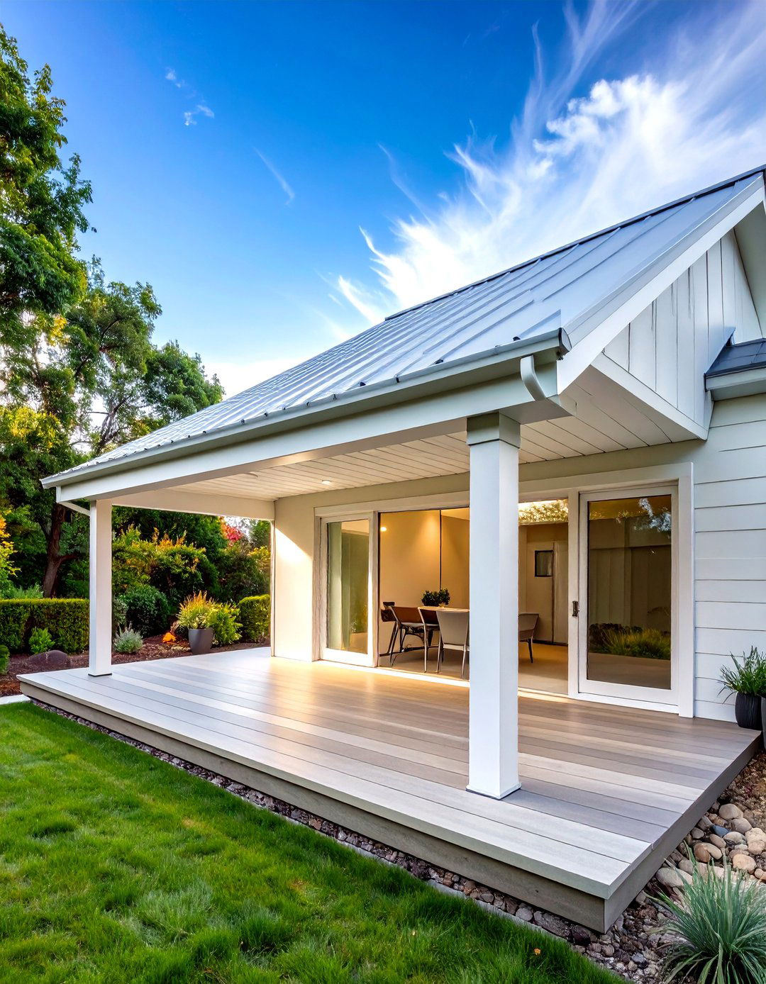 Attached Aluminum Patio Roof - 30 patio roof ideas attached to house
