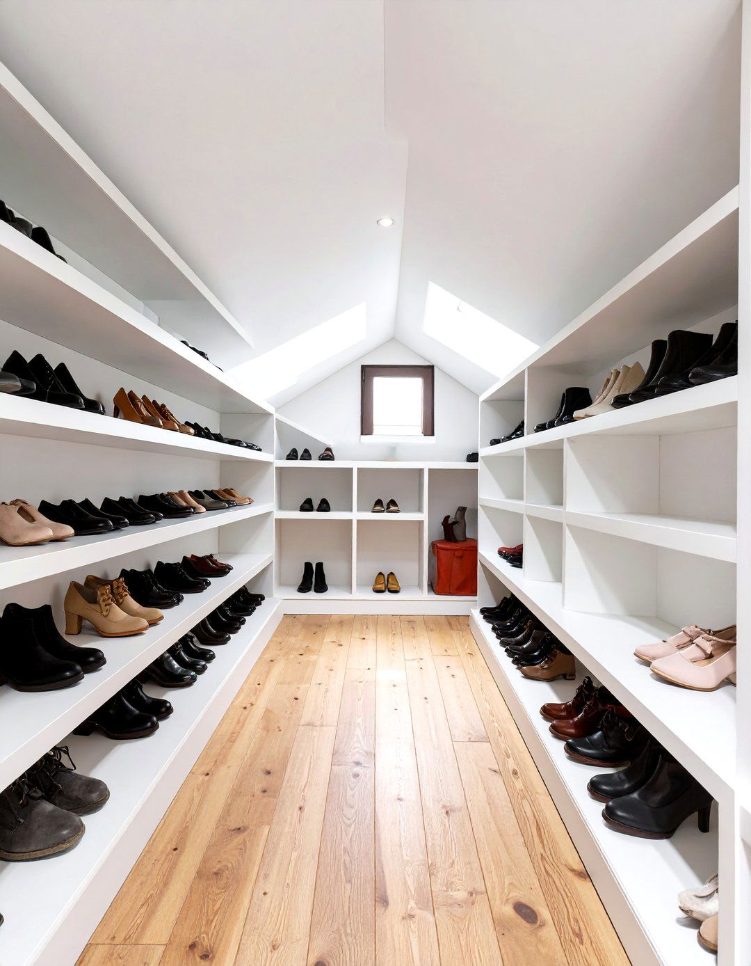 Attic Space Shoe Sanctuary - 30 shoe closet ideas