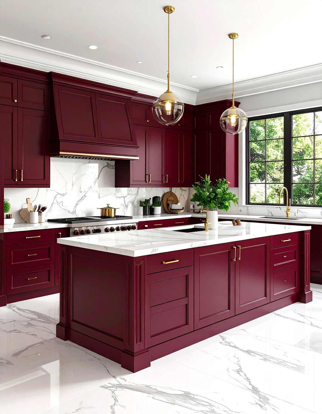 Aubergine Kitchen Cabinets - 30 kitchen cabinet color ideas