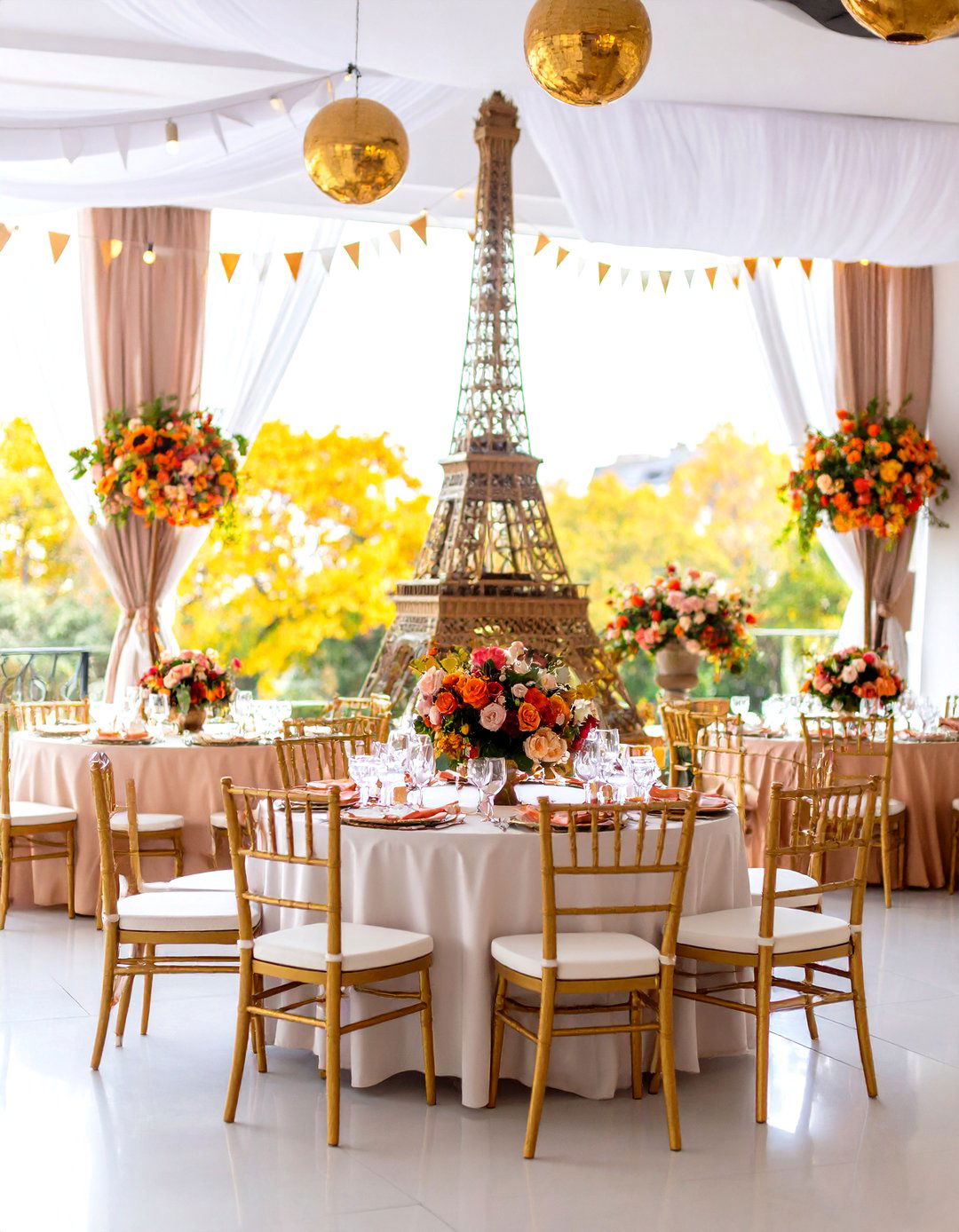 Autumn in Paris Baby Shower - 30 fall baby shower ideas