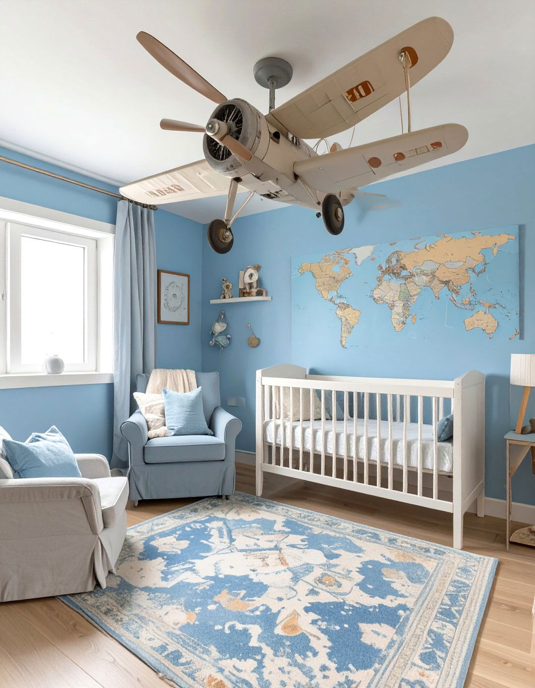 Aviation Adventure Nursery - 30 nursery design ideas