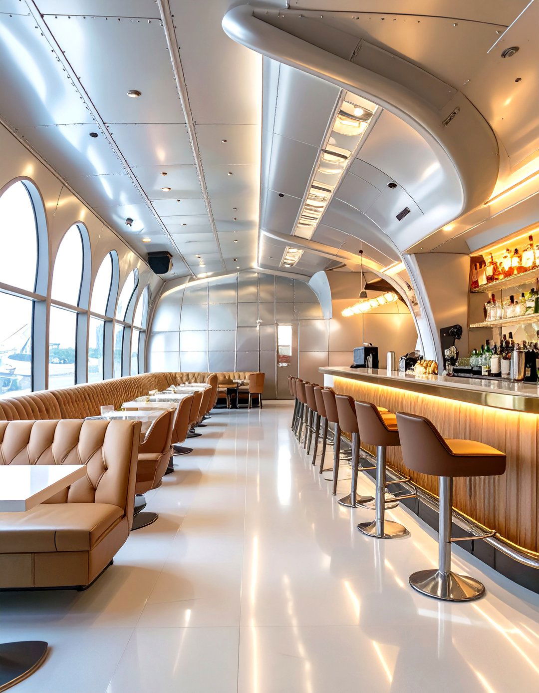 Aviation Themed Bar - 30 hospitality interior design ideas