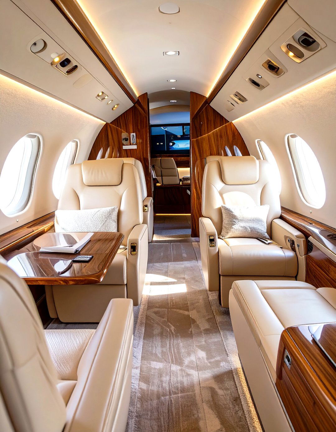 Aviation and Private Jet Interiors - 30 interior design degrees ideas