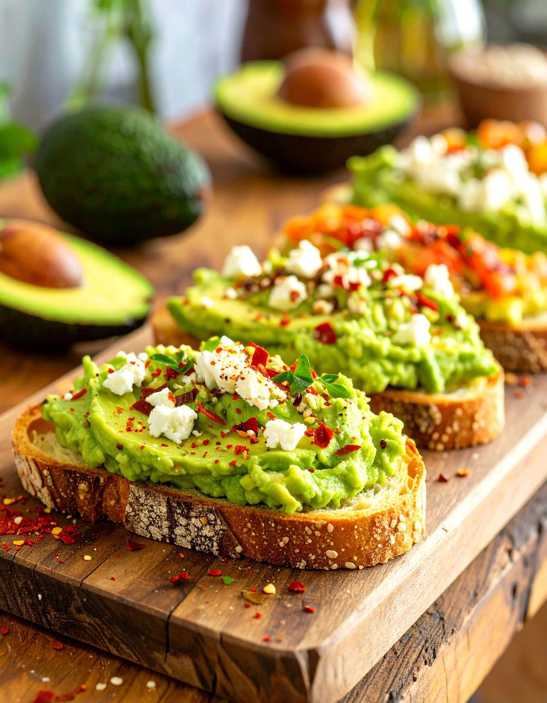 Avocado Toast Bar - 30 baby shower brunch food ideas