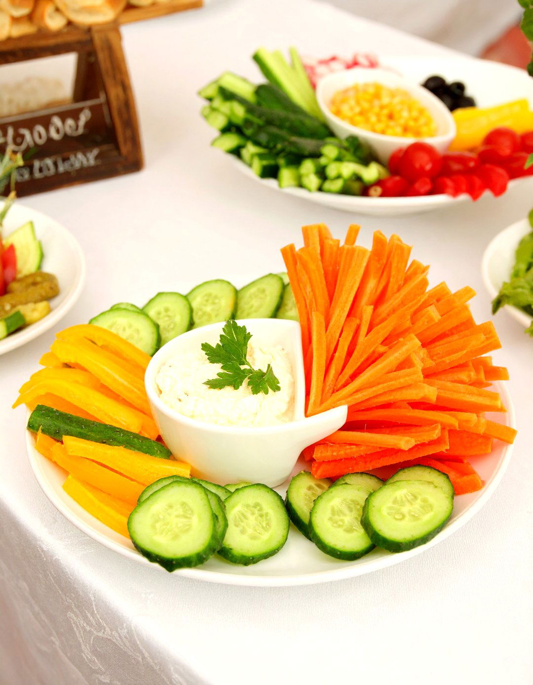 Baby Carriage Veggie Tray - 30 cute baby baby shower food ideas