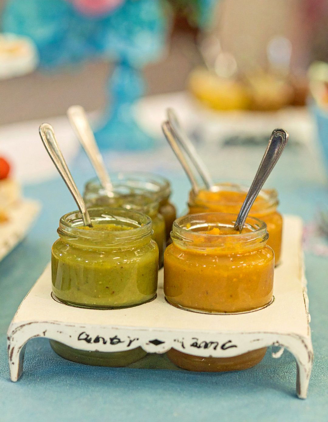 Baby Food Guessing Game Jars - 30 cute baby baby shower food ideas