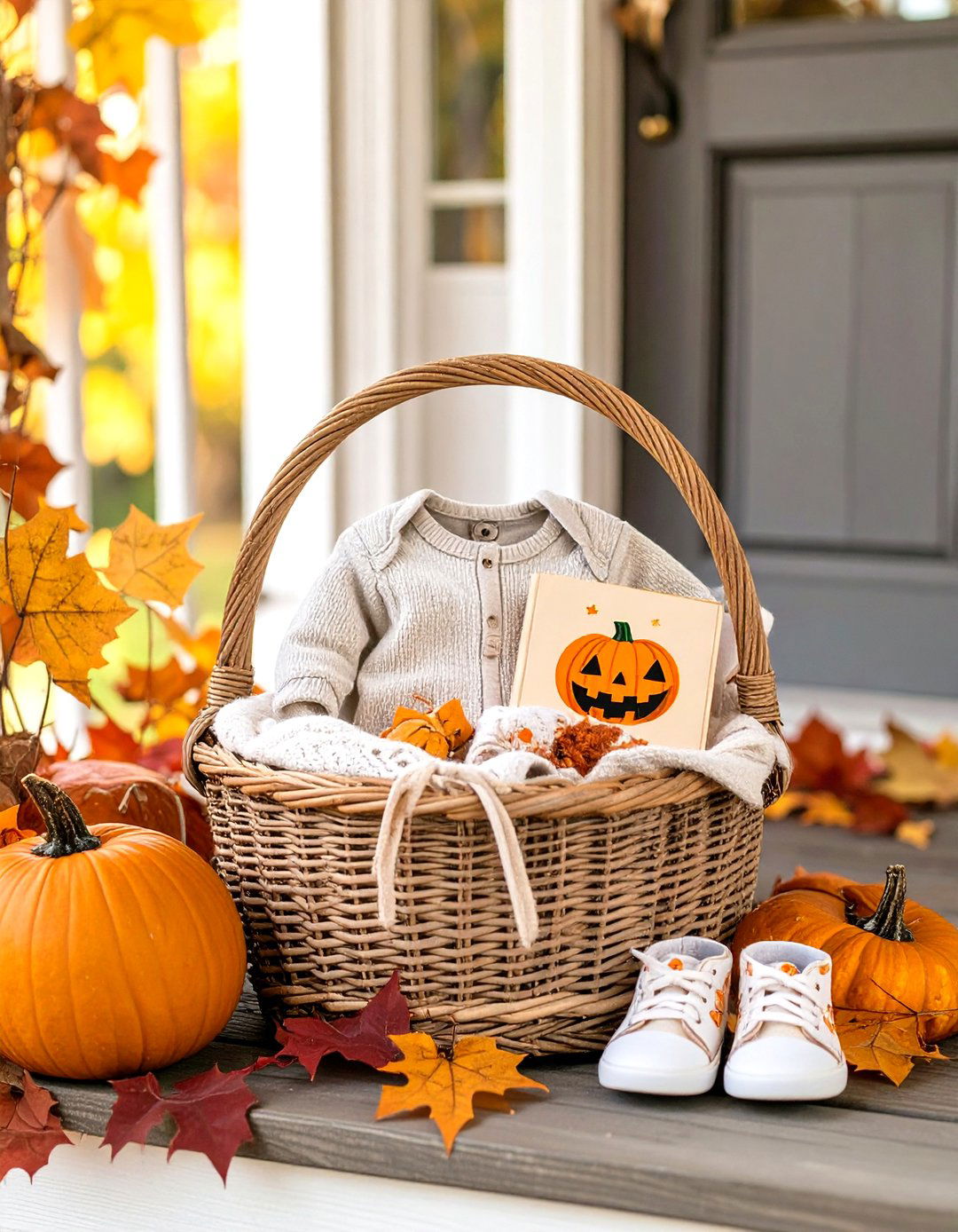 Babys First Holiday Basket - 30 unique baby shower basket ideas