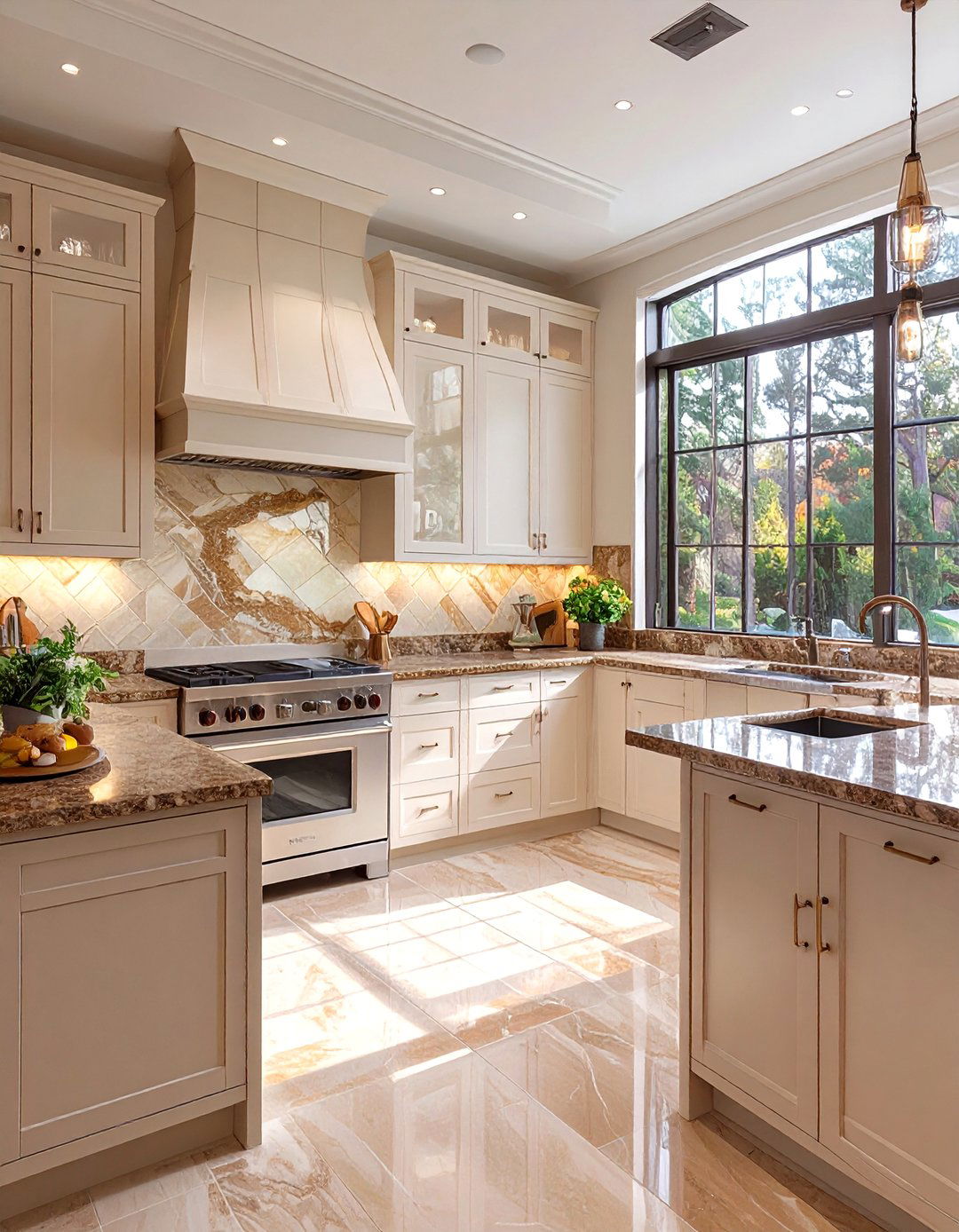 Back Painted Glass Sheet Backsplash - 30 backsplash ideas for fantasy brown granite countertops
