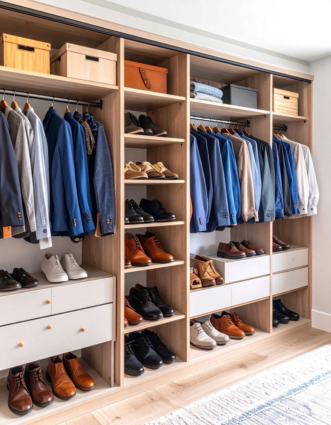 Back of Door Pocket Organizer System - 30 diy closet ideas