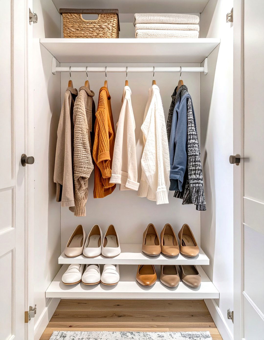 Back of the Door Storage Solutions - 30 small walk in closet design ideas