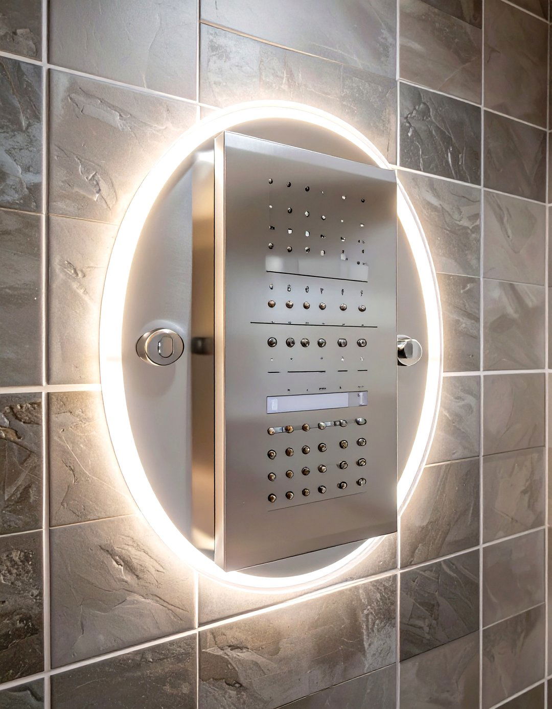 Backlit Shower Controls or Fixtures - 30 shower lighting ideas