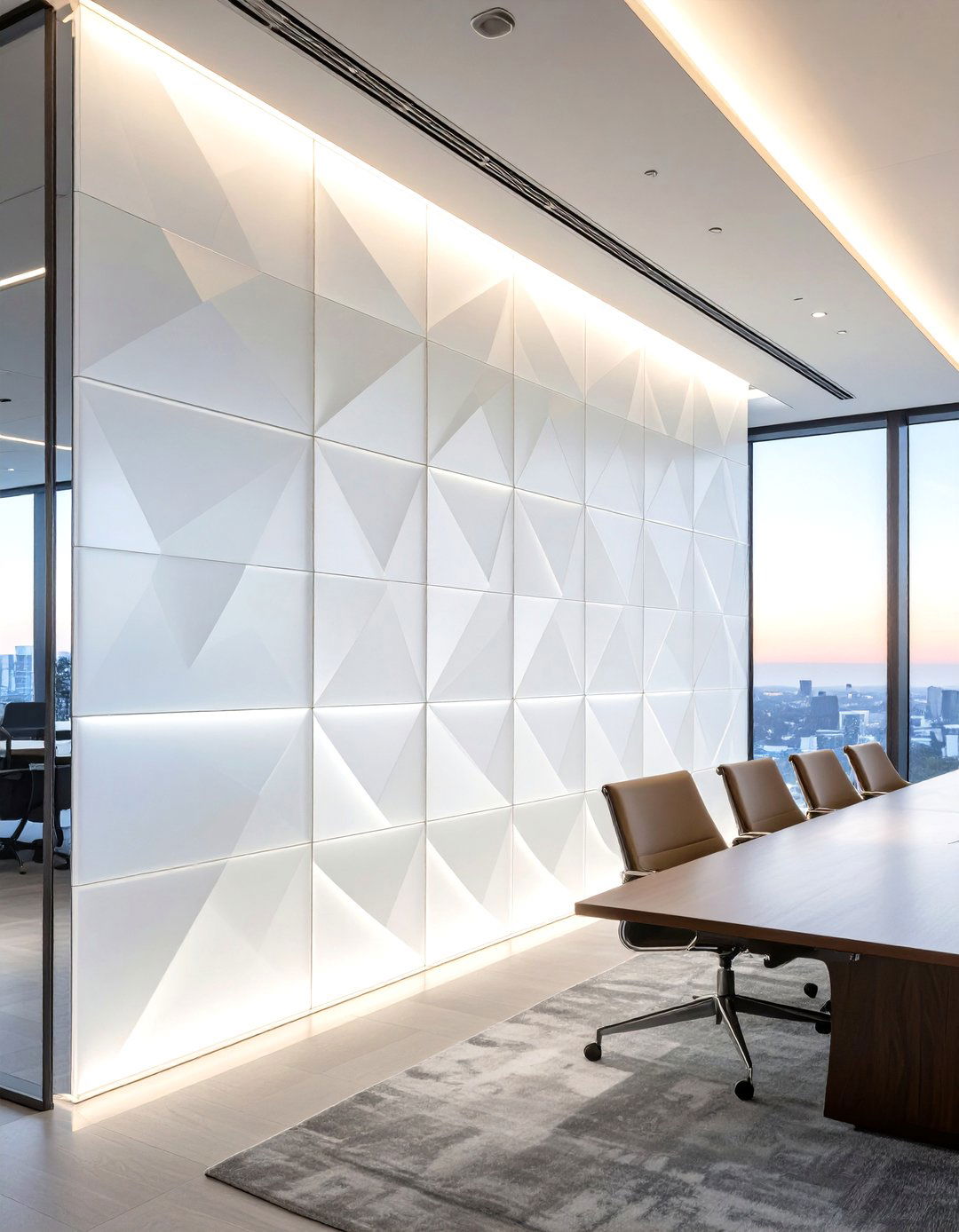 Backlit Wall Panels - 30 office lighting ideas