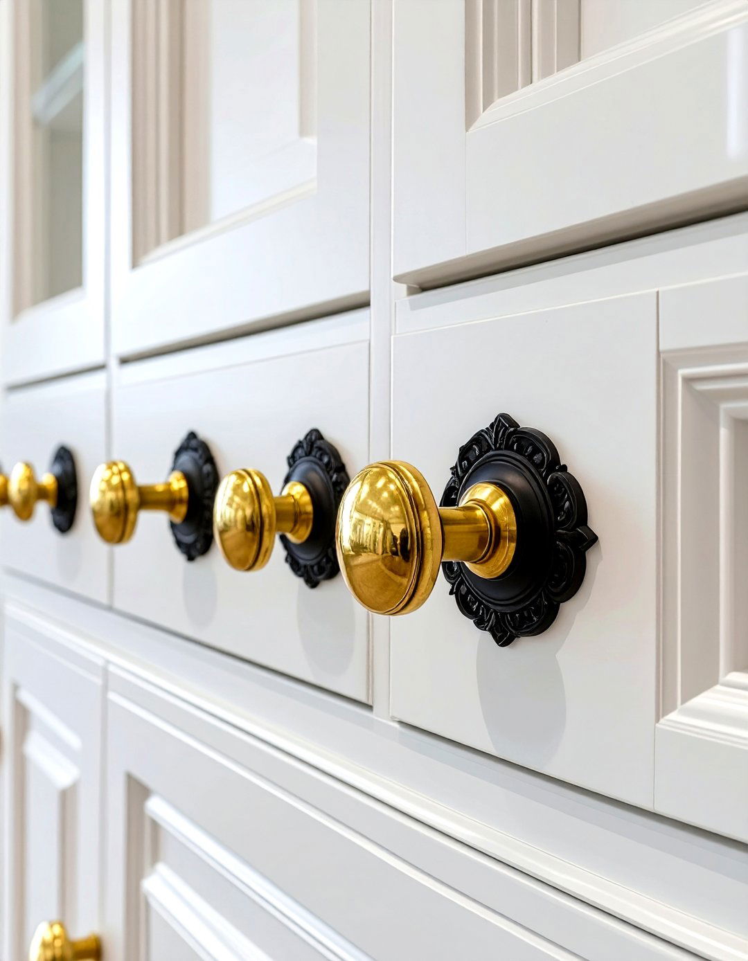Kitchen Backplate 30 White Kitchen Cabinet Hardware Ideas to Try Now - We Love Home Blog