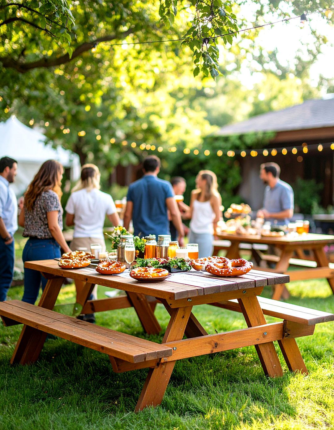 Backyard Brewery Bash - 30 backyard engagement party ideas