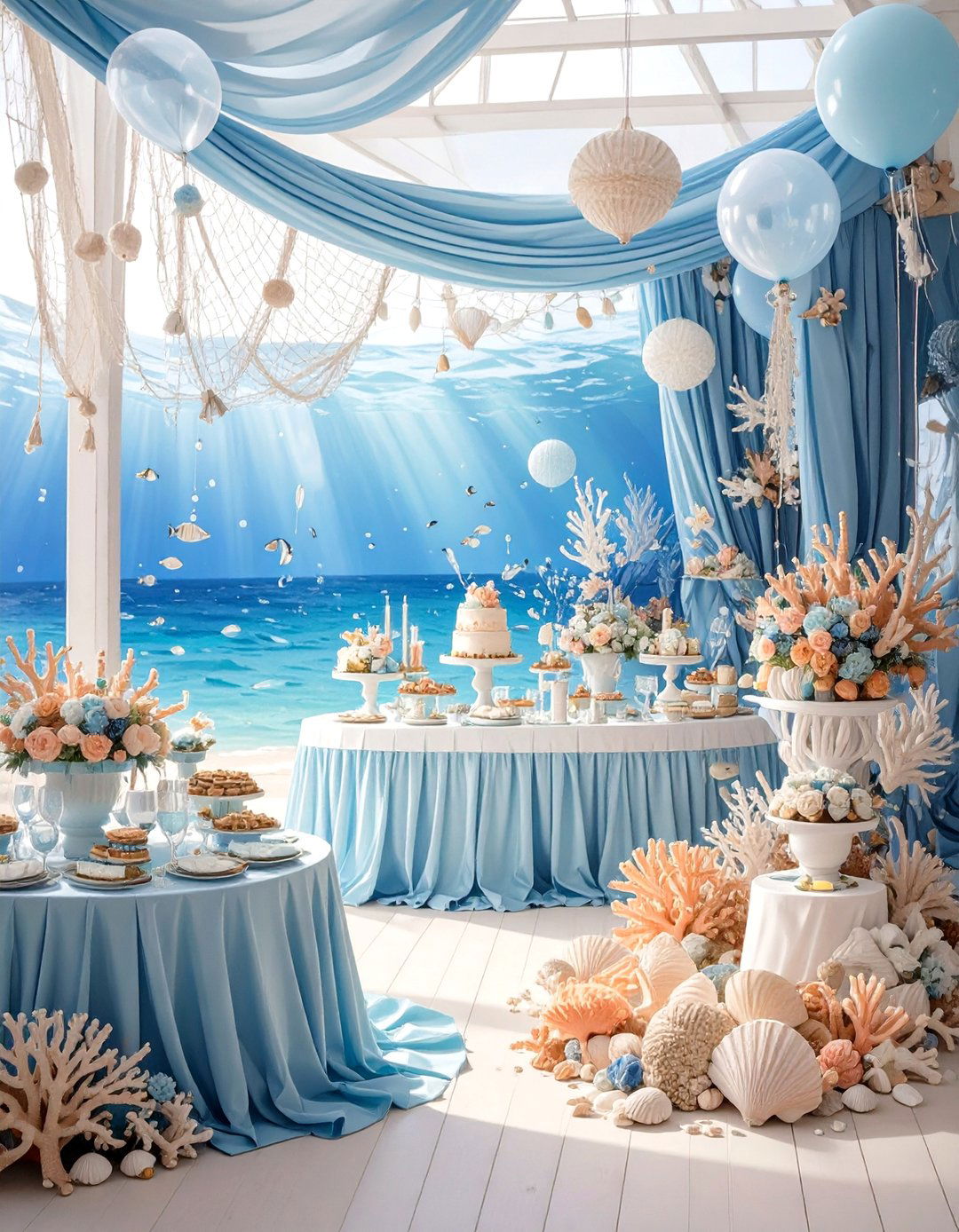 Bajo el Mar - 30 ideas para baby shower