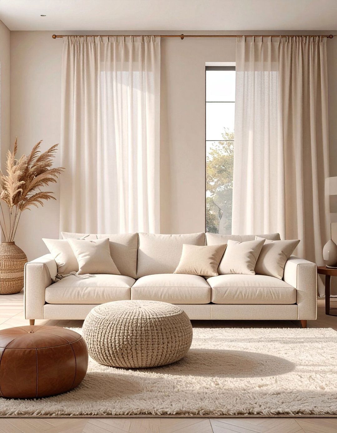 Balancing Textures in a Neutral Palette - 30 balance in interior design ideas