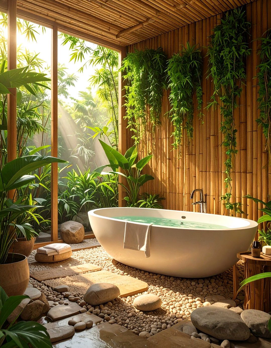 Bamboo Bathroom Wall Paneling - 30 bathroom wall paneling ideas