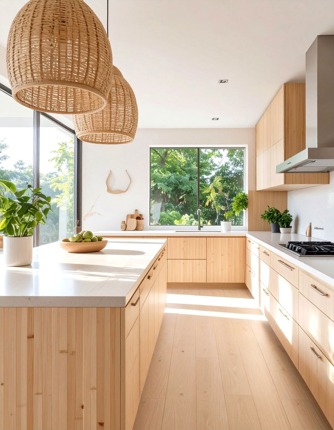 Bamboo Cabinetry and Countertops - 30 sustainable home design ideas