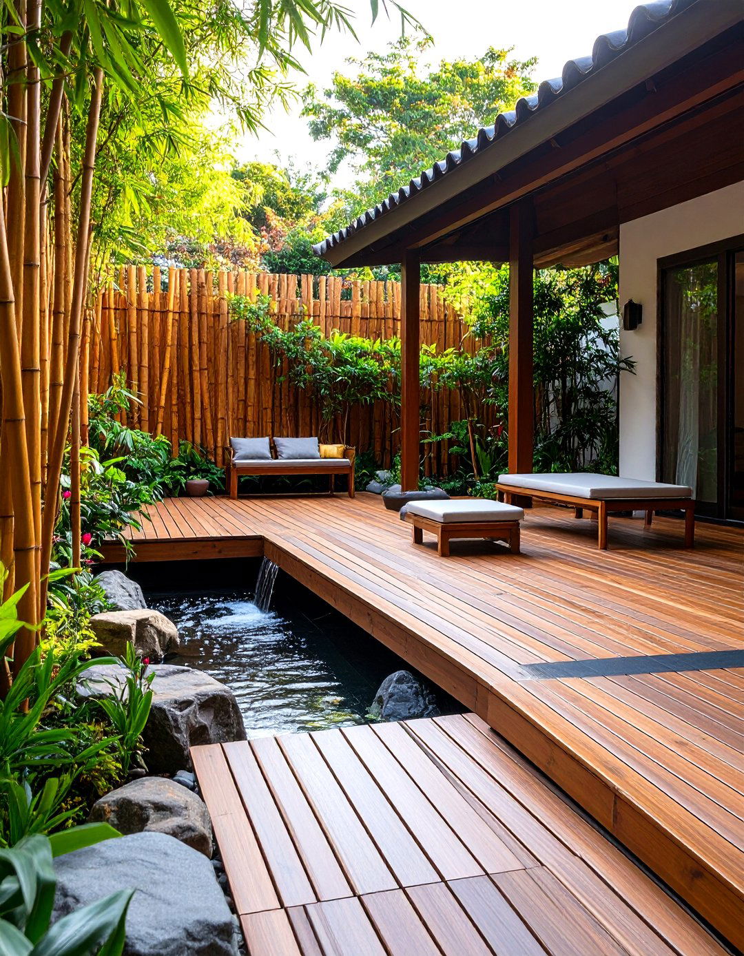 Bamboo Deck Railing Design - 30 deck railing designs