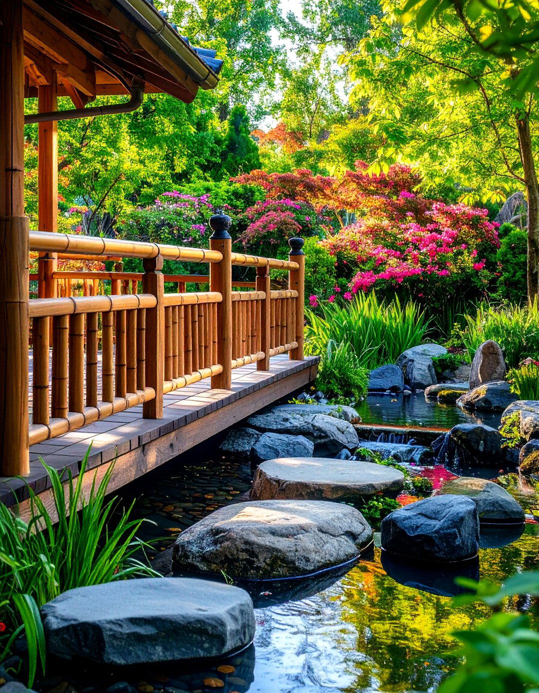 Bamboo Deck Railing - 30 deck railings ideas