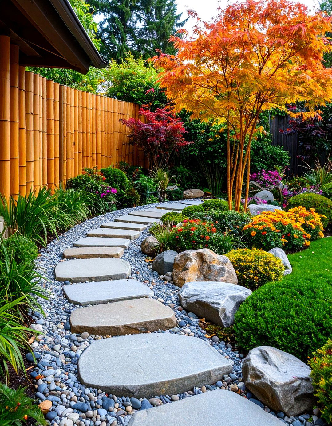 Bamboo Garden Edging Ideas - 30 inexpensive garden edging ideas