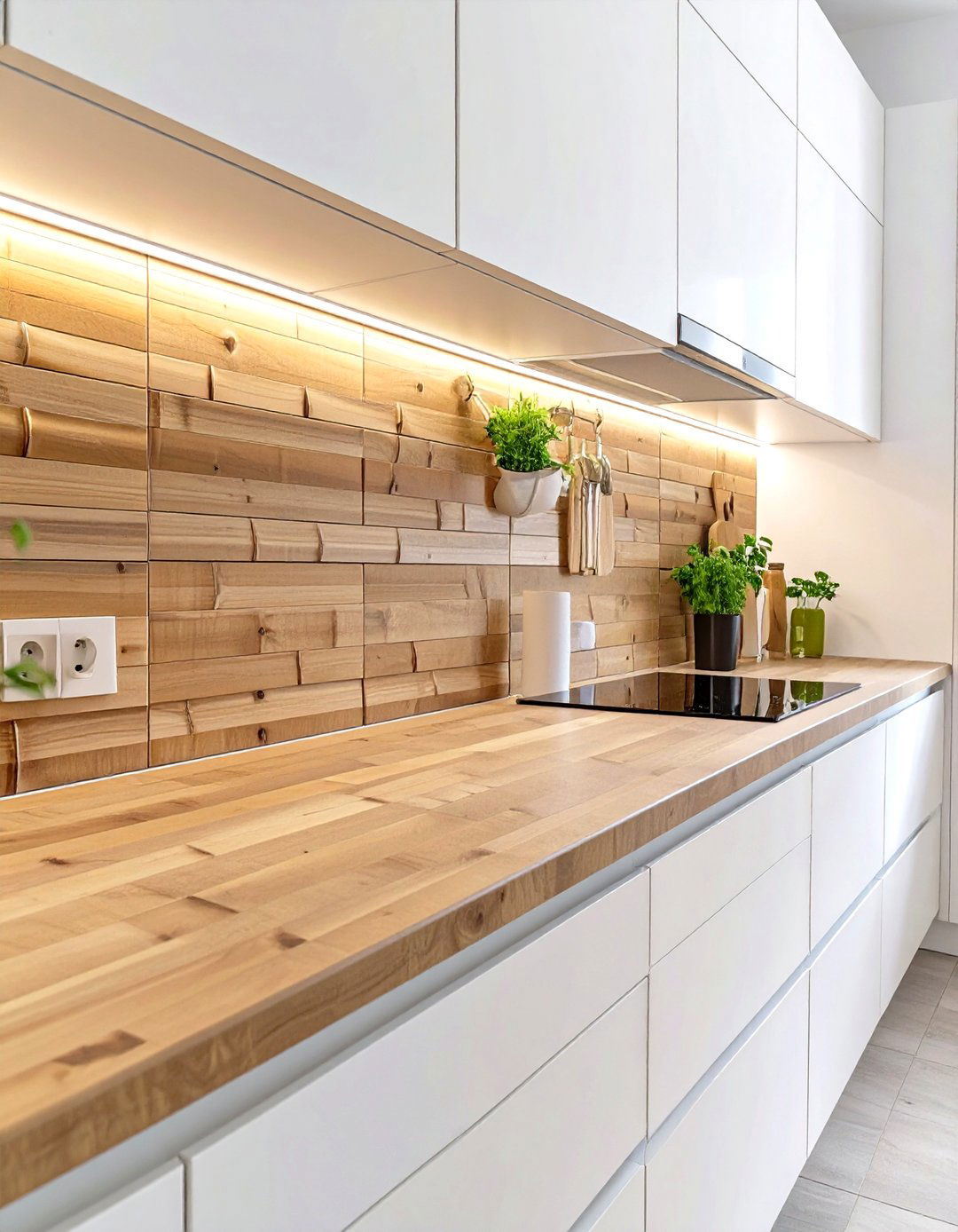 Bamboo Panel Kitchen Backsplash - 30 unique kitchen backsplash ideas