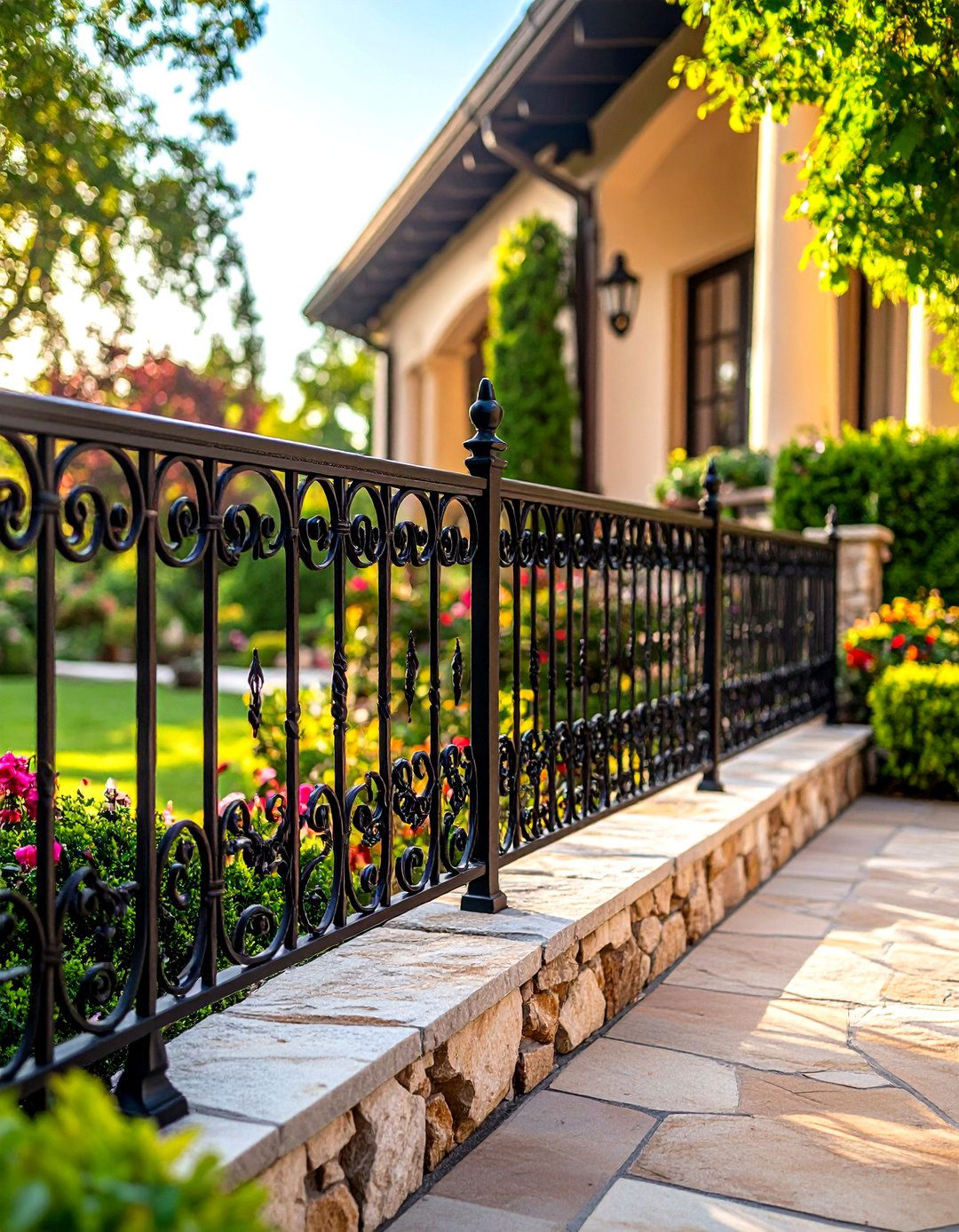 Bamboo Screen Deck Railing - 30 deck rail ideas