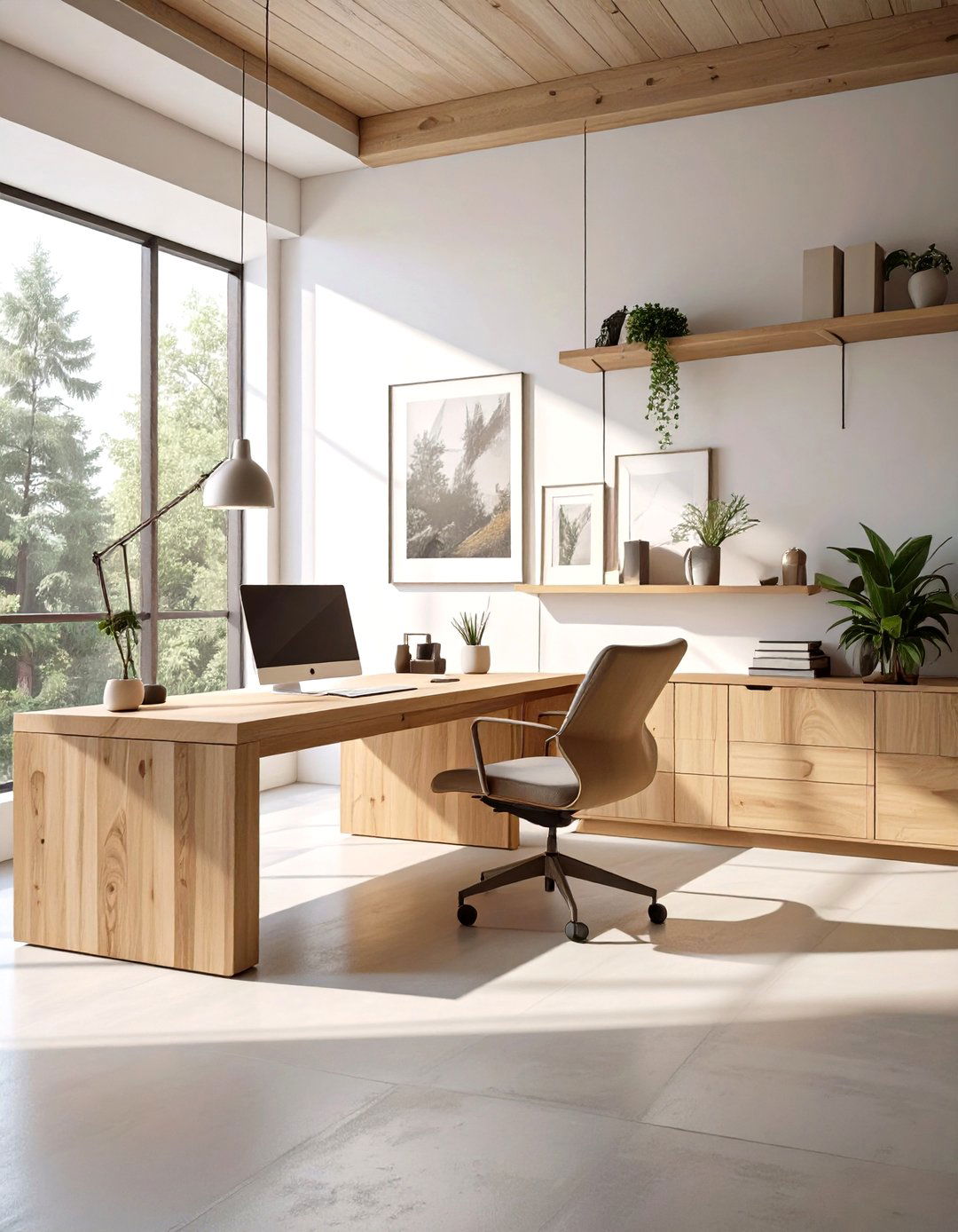 Bare Essentials Minimalist Workspace - 30 minimalist style interior design ideas