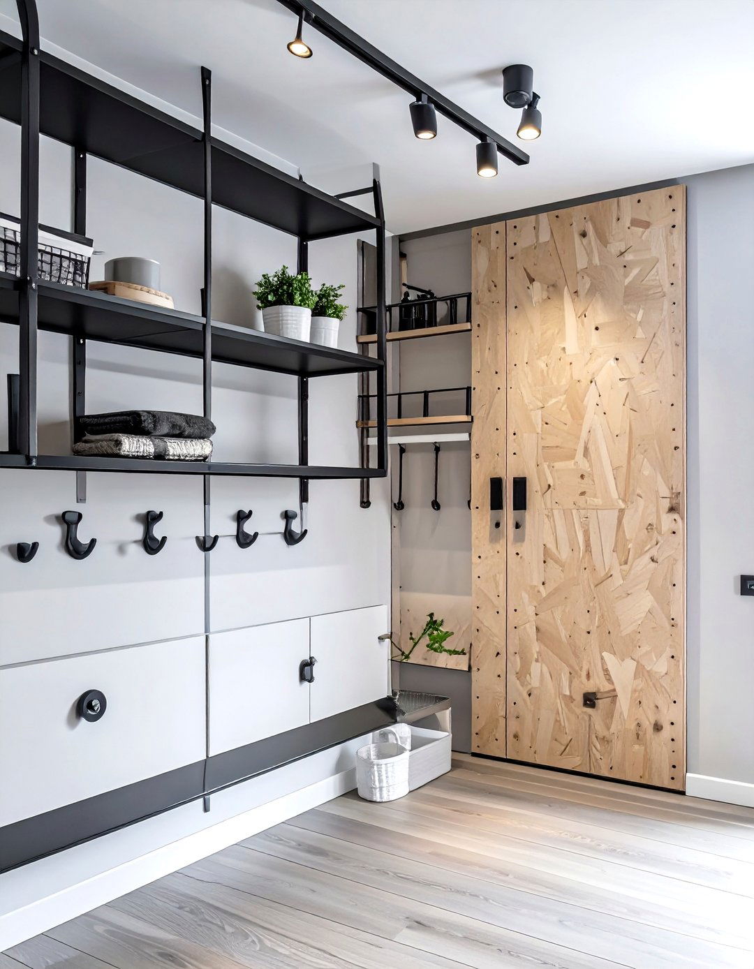 Bare Plywood Wall Finish - 30 broom wall color ideas