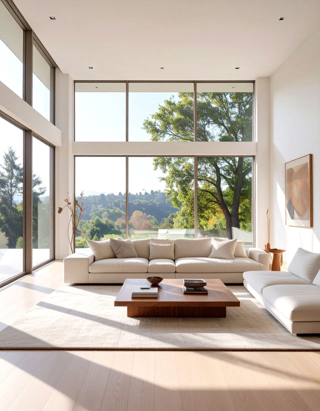 Bare Window Treatments - 30 interior design for a minimalist home ideas