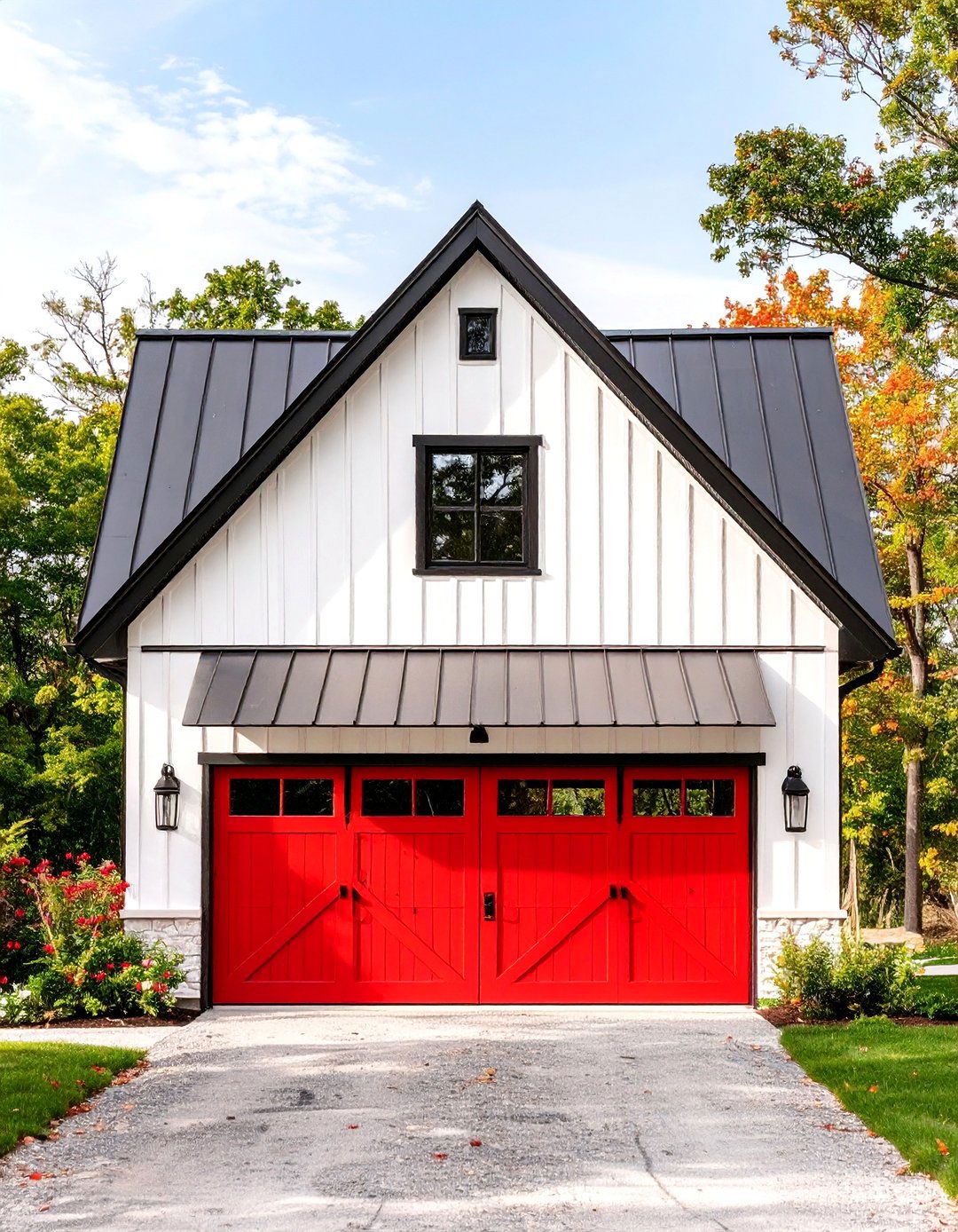 Barn Red Garage Door Paint - 30 garage door paint ideas