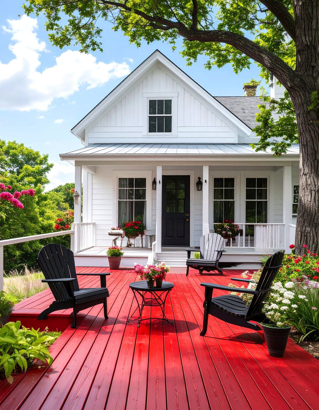 Barn Red Solid Stain - 30 deck color ideas