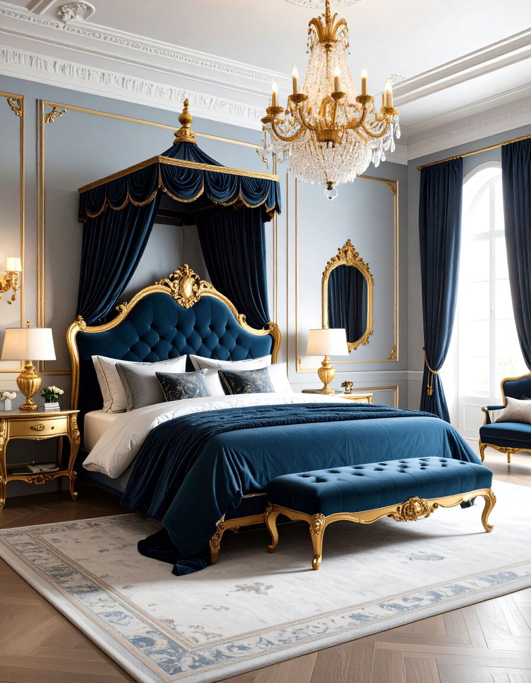 Baroque Gothic Bedroom - 30 gothic bedroom ideas