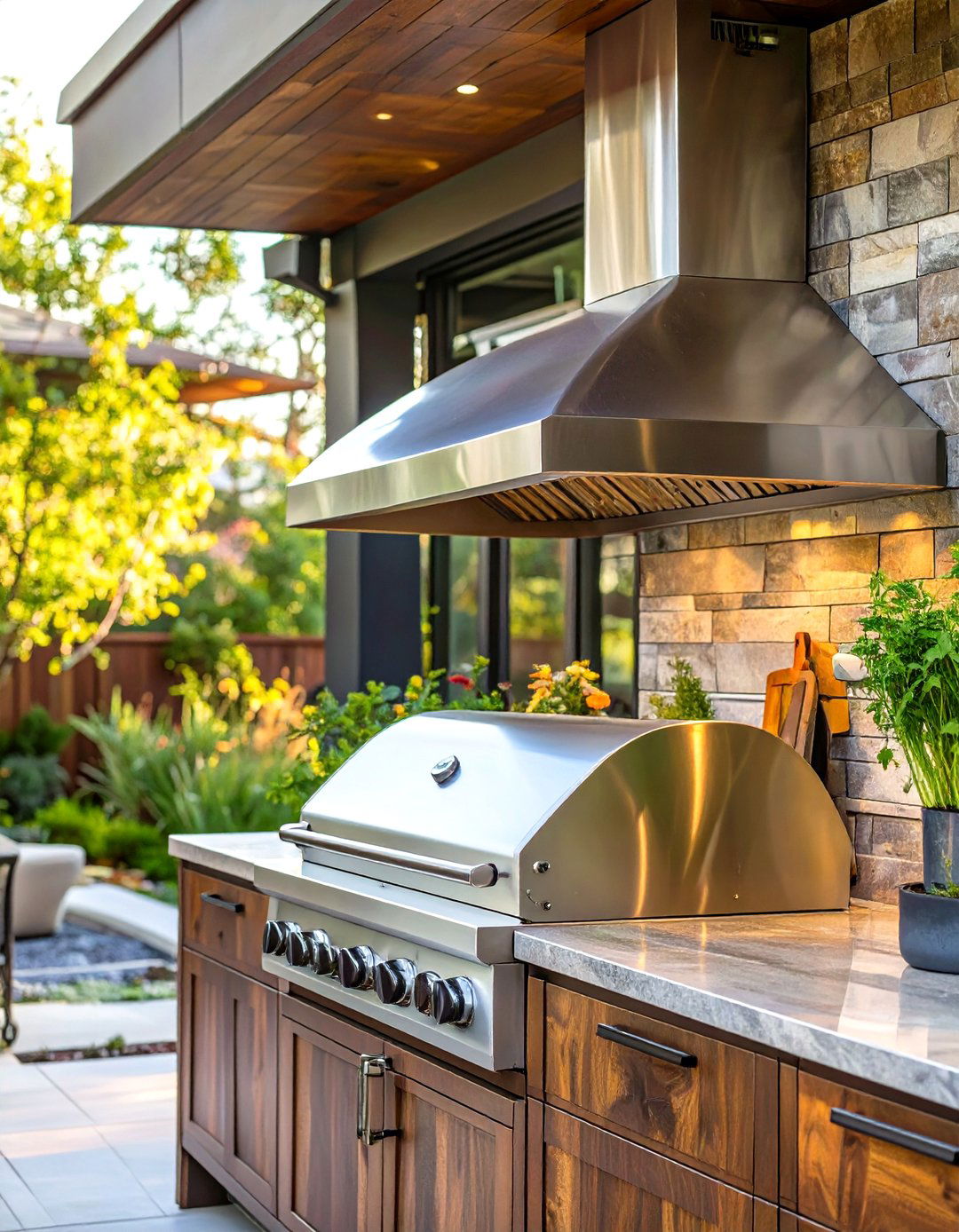 Barrel Shaped Outdoor Grill Exhaust Hood - 30 outdoor grill exhaust hood ideas