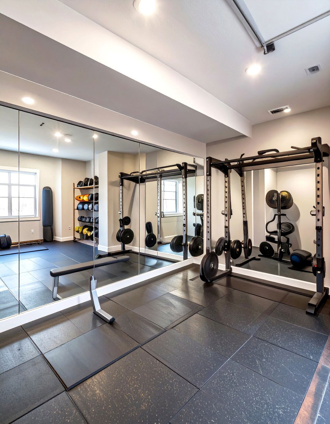 Basement Home Gym and Wellness Center - 30 basement organization ideas