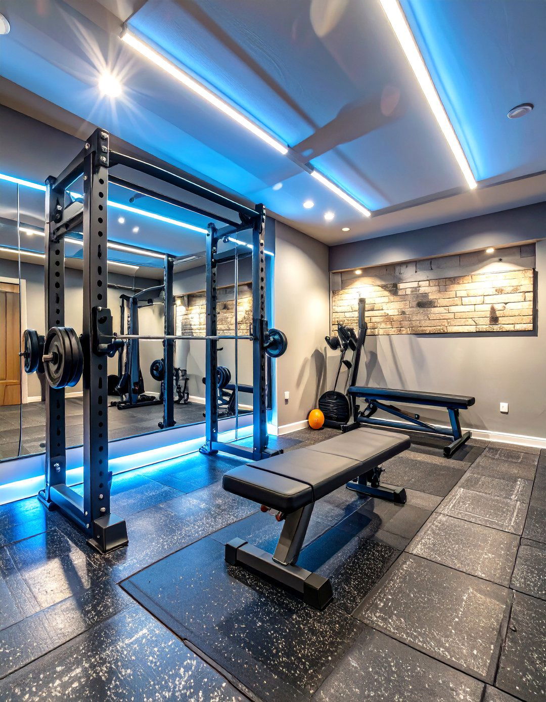 Basement Home Gym - 30 basement furniture ideas