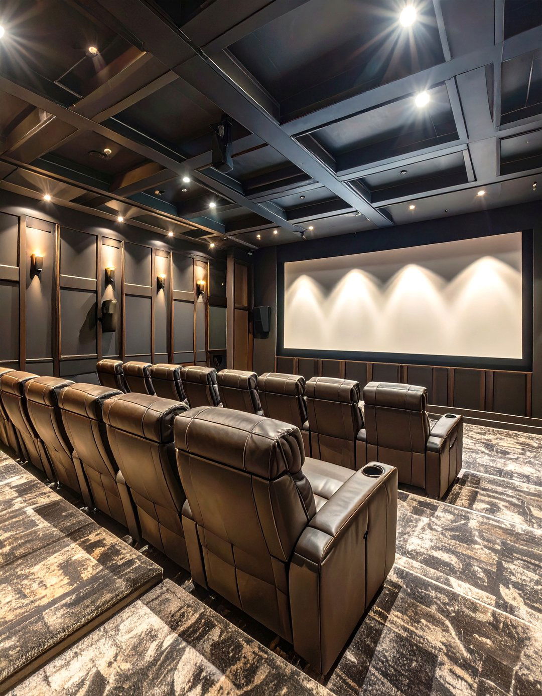 Basement Home Theater - 30 basement furniture ideas