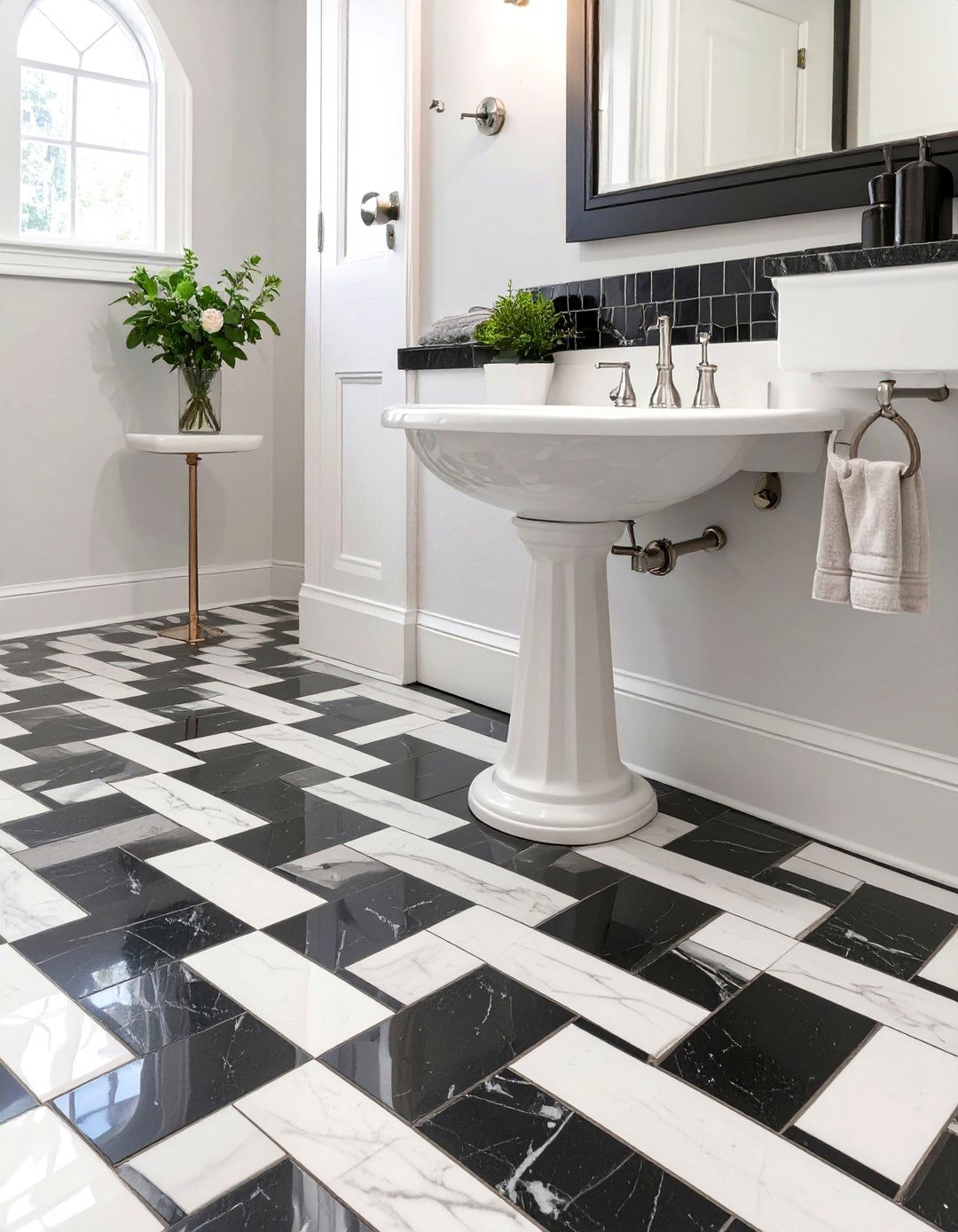 Basket Weave Bathroom Floor Tiles - 30 bathroom tiles design images ideas