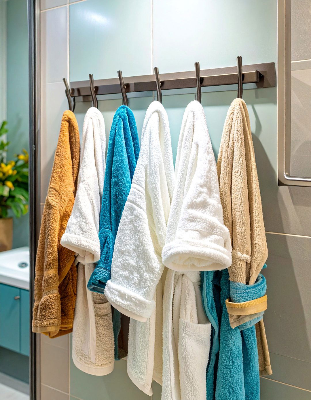 Bathroom Door Storage Hooks - 30 bathroom organization ideas