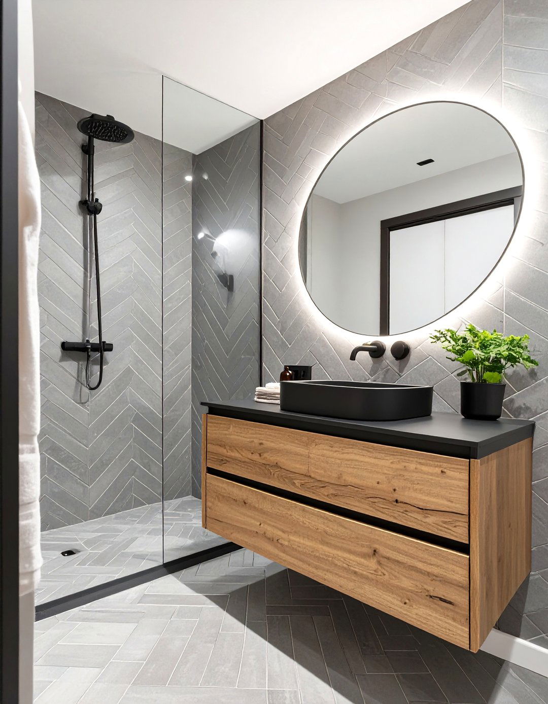 Bathroom Herringbone Tile Pattern - 30 bathroom tiling ideas