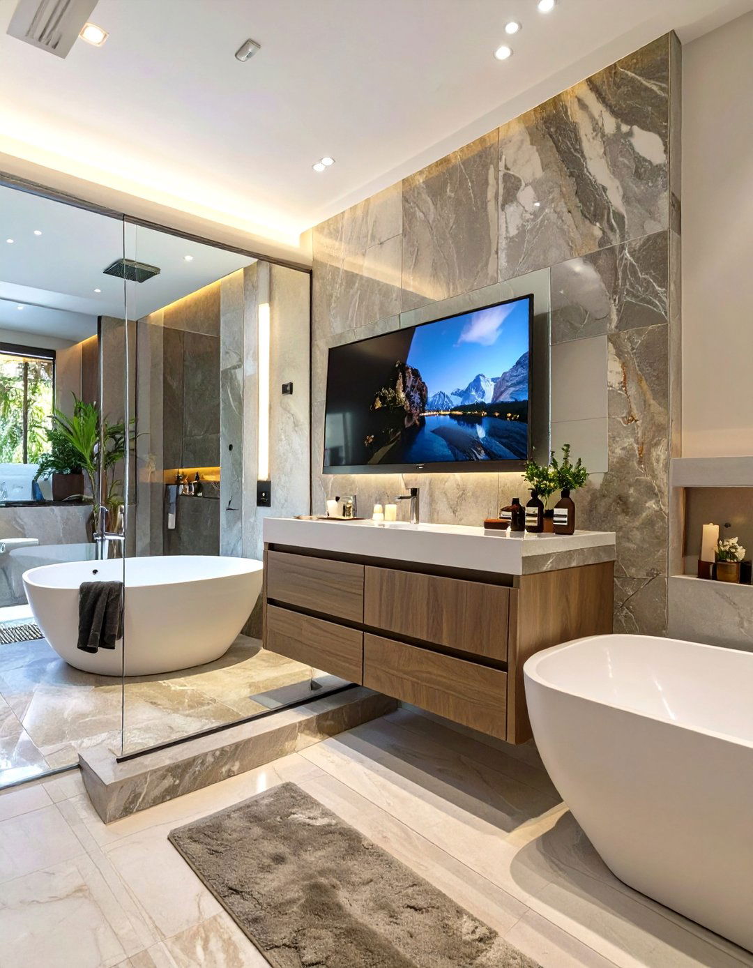 Bathroom Mirror TV - 30 bathroom mirrors ideas