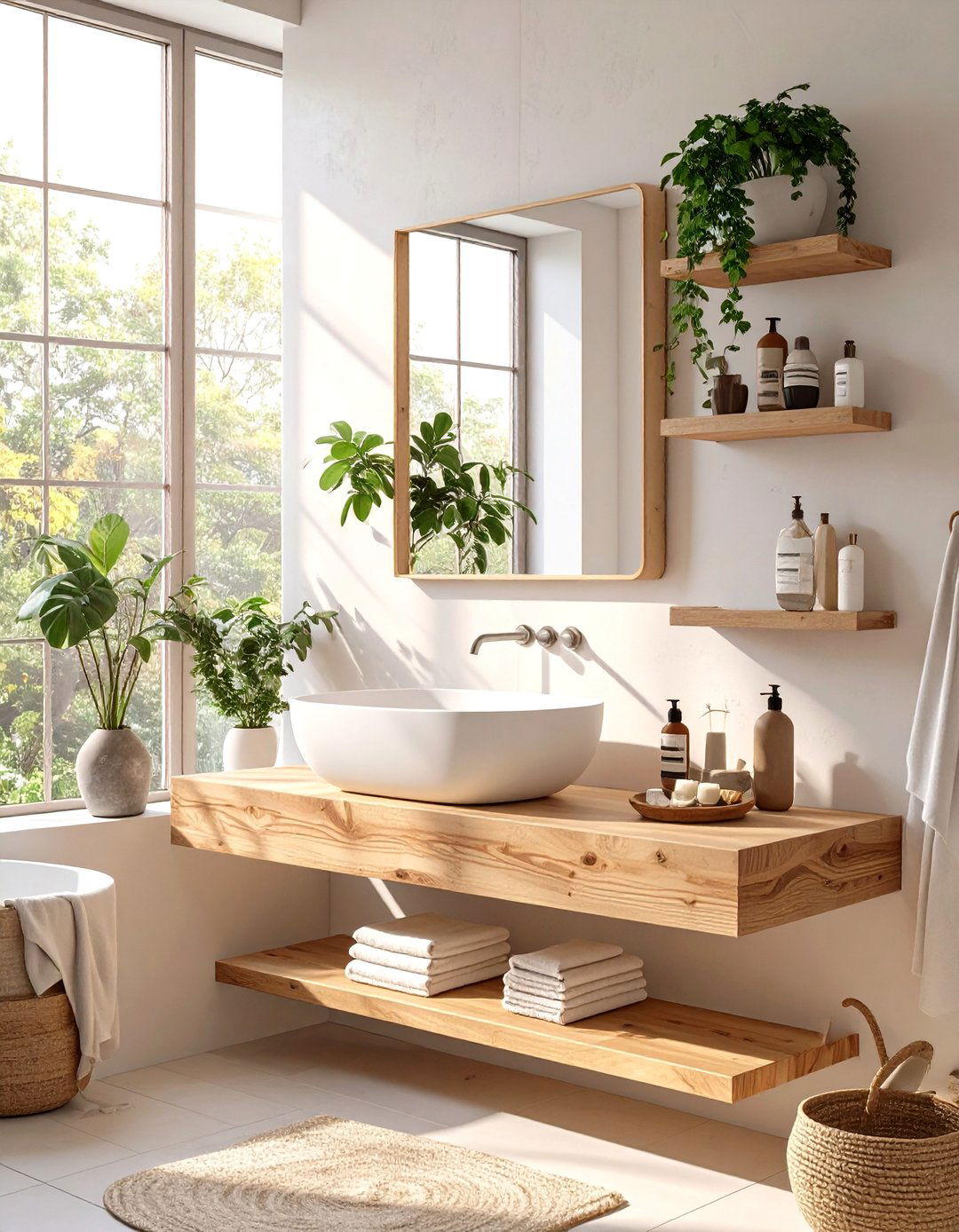 Bathroom Mirror with Built In Shelving - 30 bathroom mirrors ideas