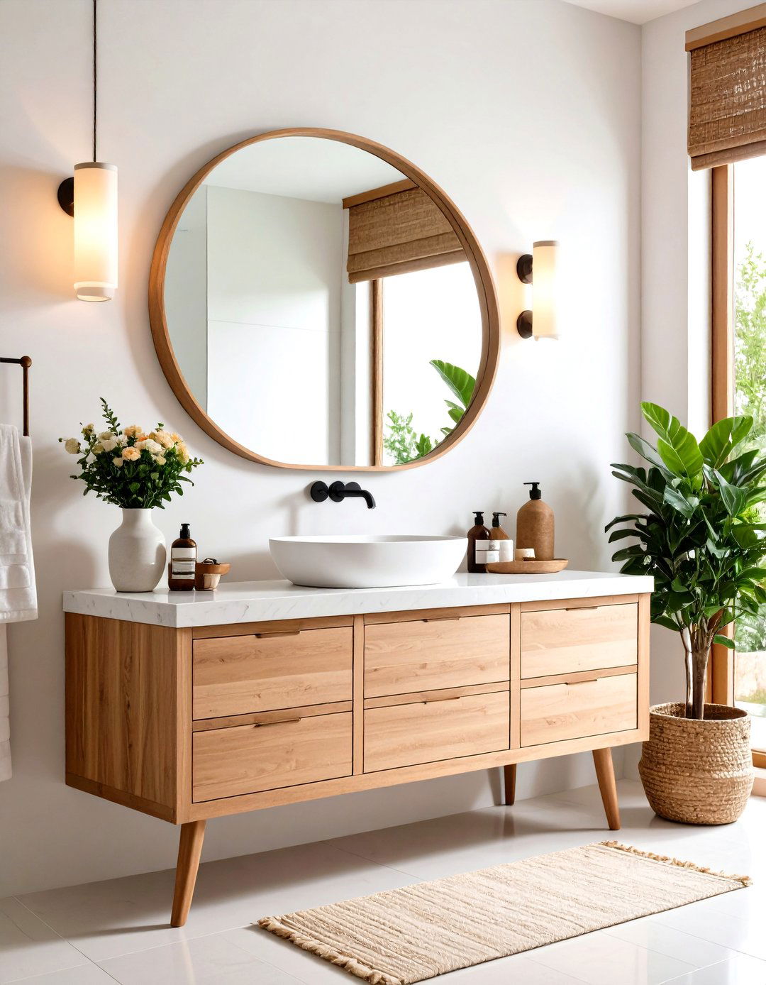 Bathroom Vanity and Mirror Proportion - 30 proportion in interior design ideas
