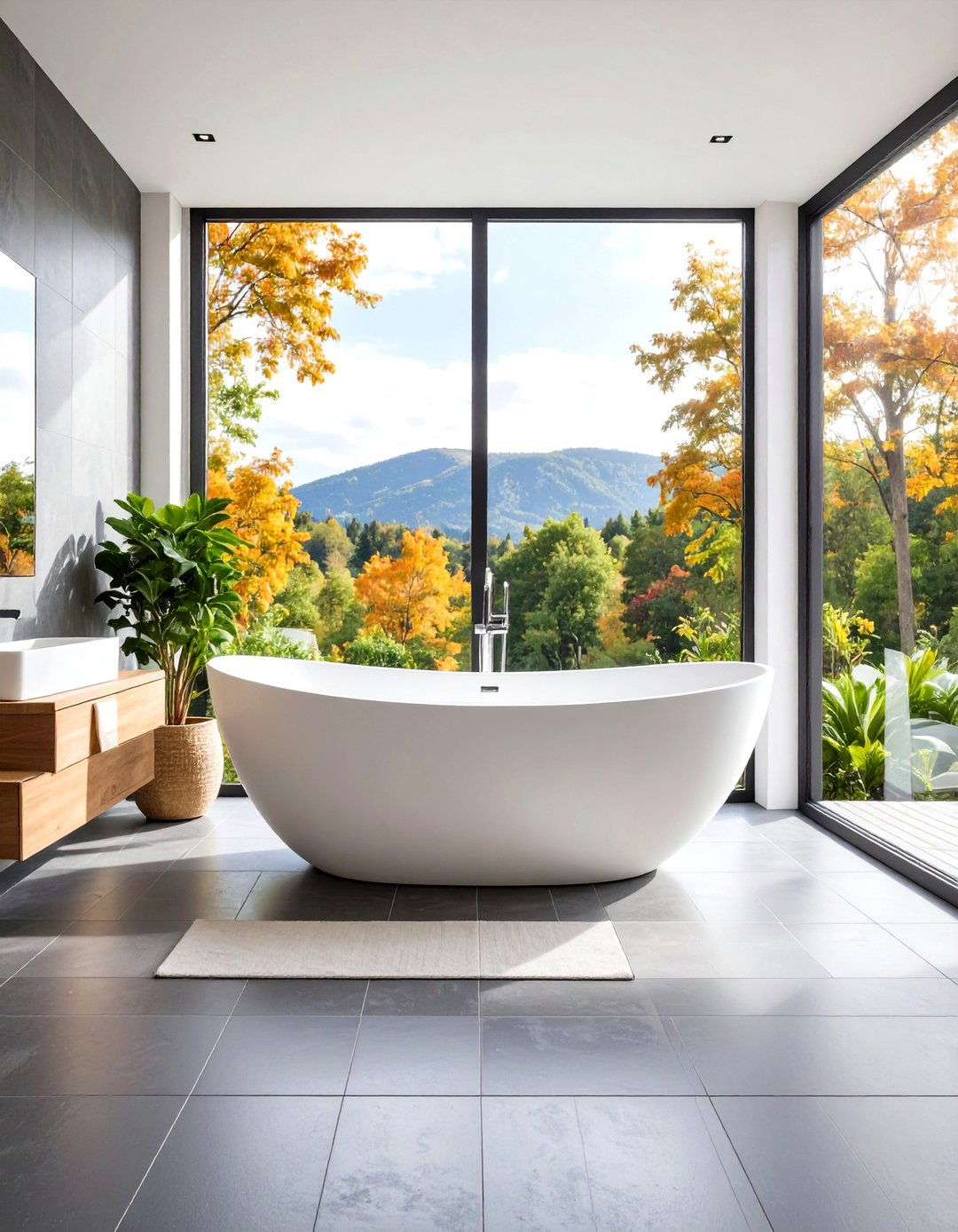 Bathroom with a Freestanding Soaking Tub - 30 patricketsesfantomes.com what is interior design ideas