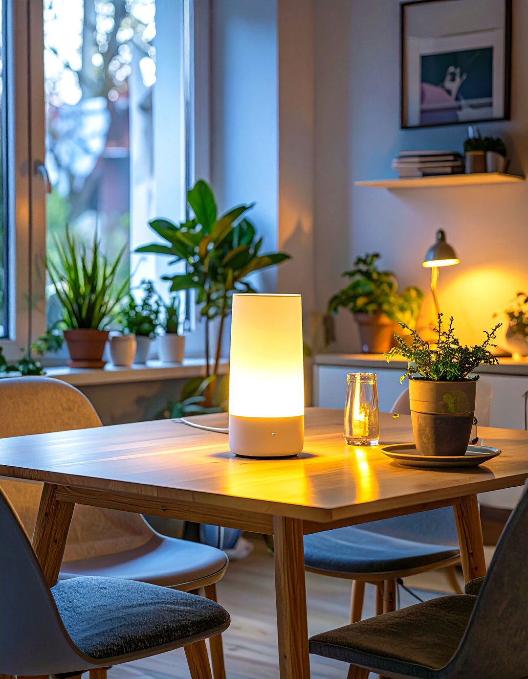 Battery Operated Table Lamp - 30 small dining room lighting ideas