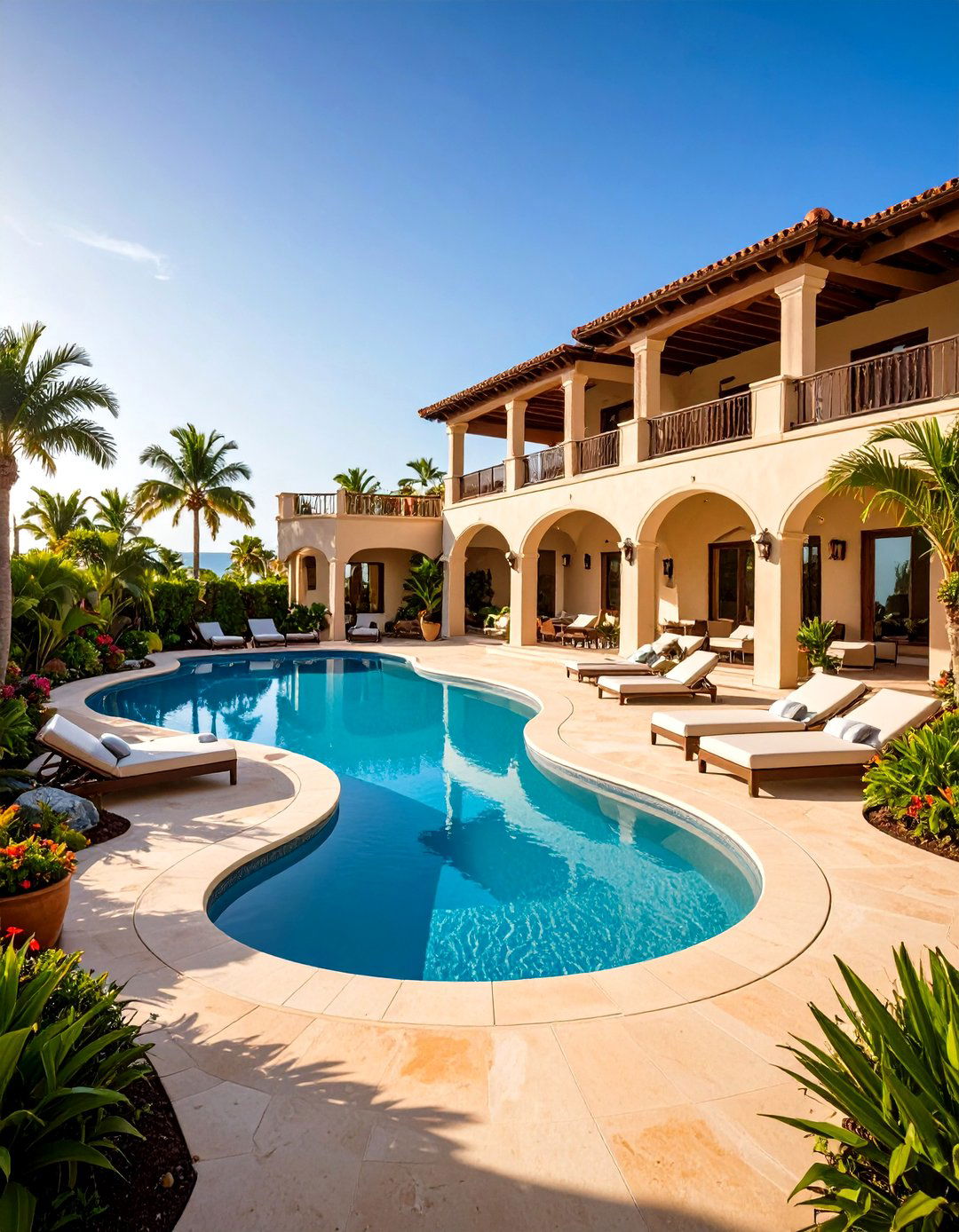 Beach Entry Pool Design - 30 pool landscaping design ideas