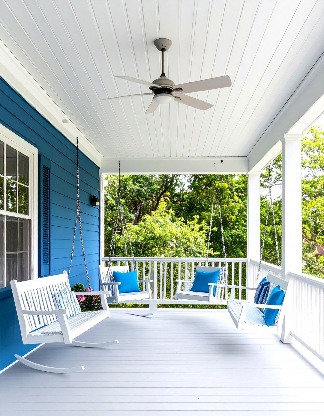 Beadboard Ceiling Porch Cover - 30 porch cover ideas