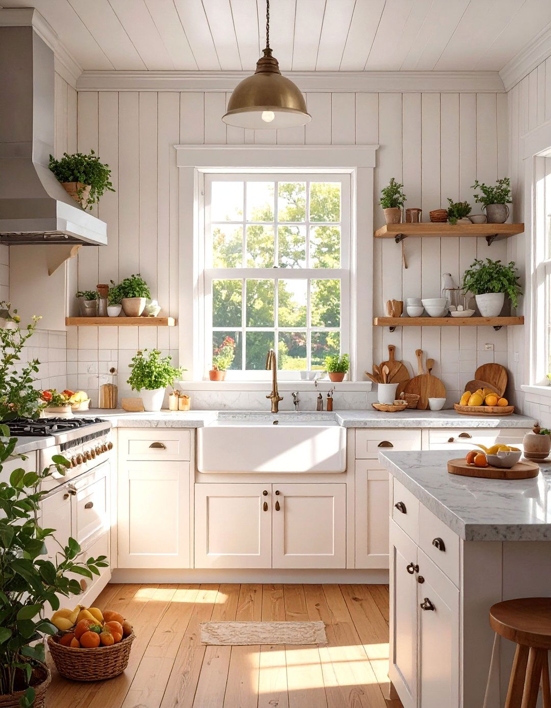 Beadboard Panel Backsplash - 30 backsplash designs